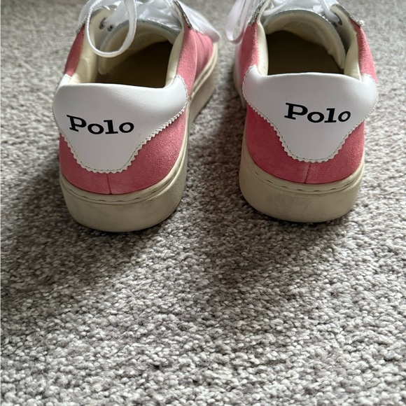 Ralph Lauren Pink and White Sneakers - Picture 9 of 13